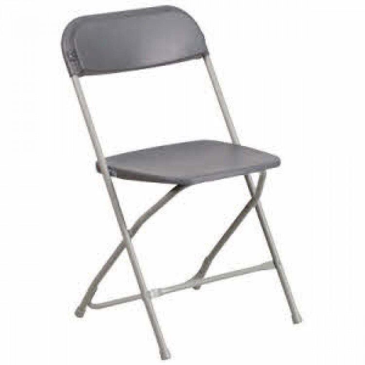 Standard Folding Chair Charcoal Gray