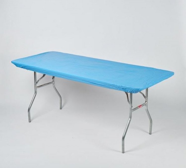 Light Blue 8' Table Kwik Cover