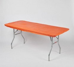 Orange 6' Table Kwik Cover