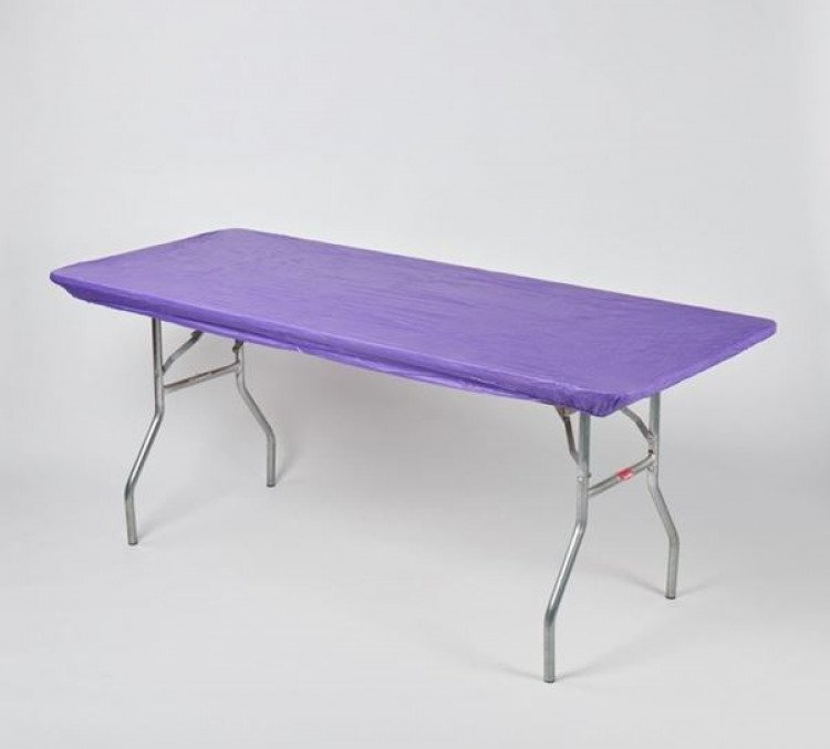 Purple 6' Table Kwik Cover