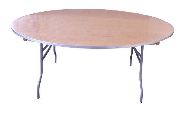 72 in Round Table Wooden