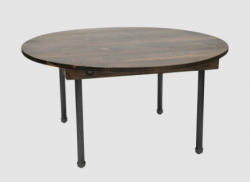 Manchester Pipe Table Dark Wood