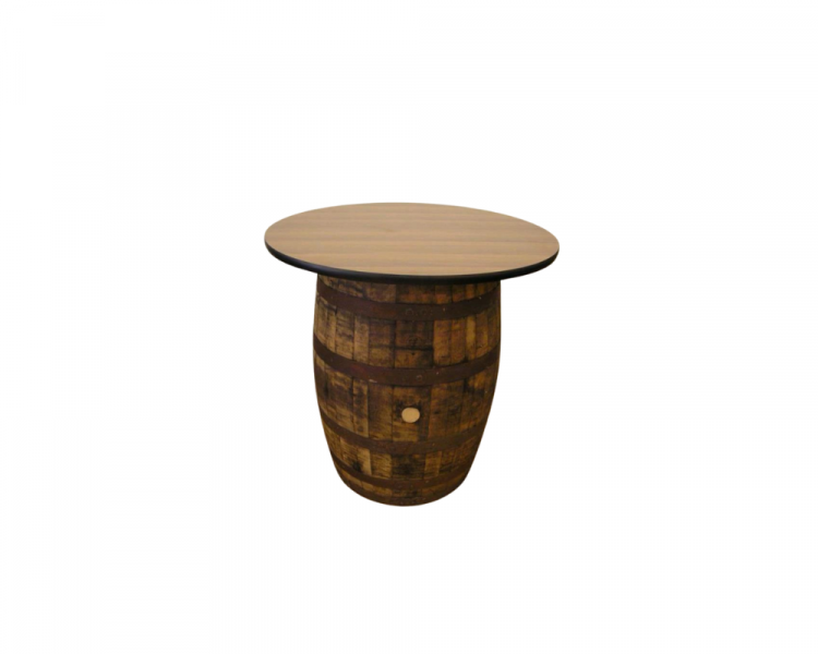 36 Inch Round Whiskey Barrel Table