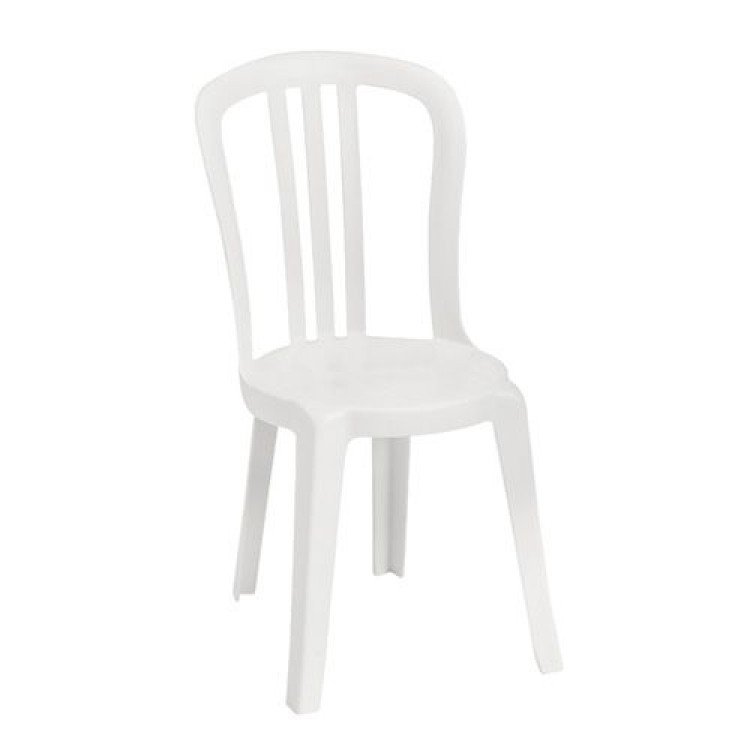 Bistro Chair Miami White Outdoor