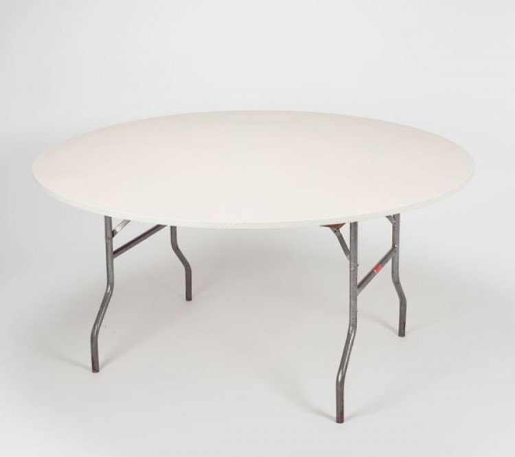 Ivory 60 Round Table Kwik Cover