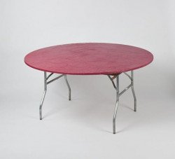 Maroon 60 Round Table Kwik Cover