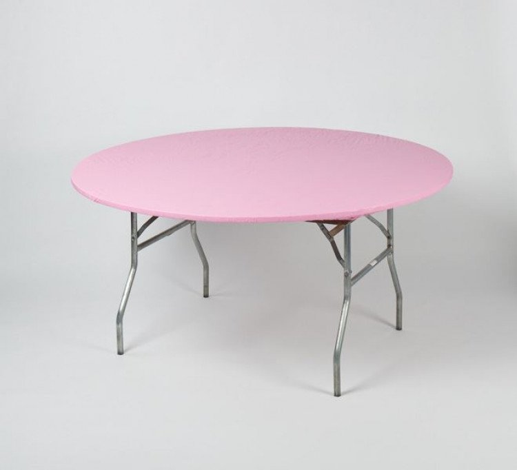 Pink 60 Round Table Kwik Cover