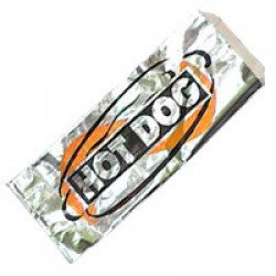 Foil Hot Dog Wrappers - 100ct