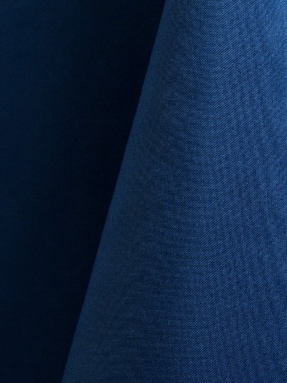 Dark Blue 132 Round Polyester Linen