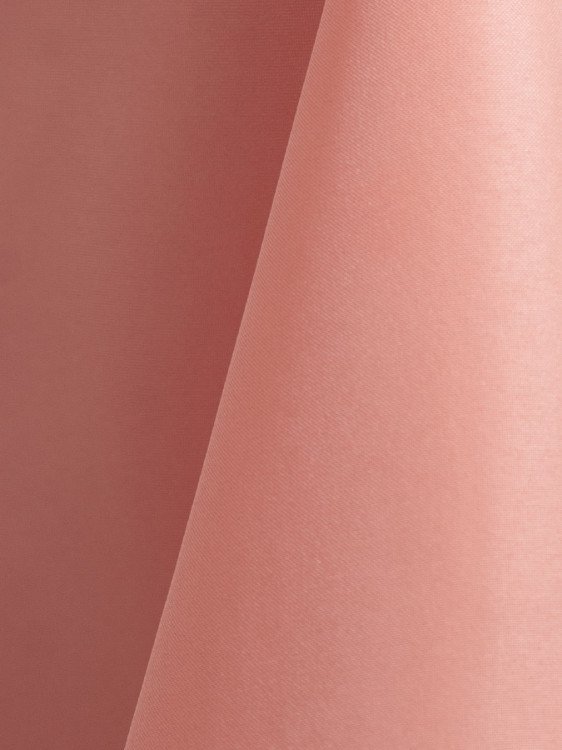Dusty Rose 90 Round Polyester Linen