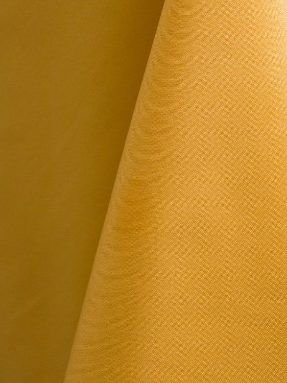 Gold 90x156 Skirtless Banquet Polyester Linen