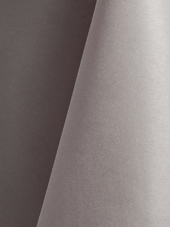 Grey 120 Round Polyester Linen