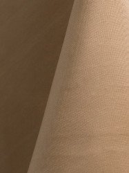 Khaki 90 Round Polyester Linen
