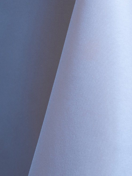 Light Blue 90 Round Polyester Linen