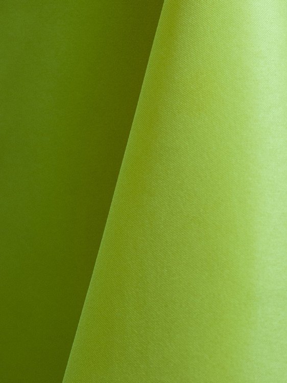Lime 90 Round Polyester Linen