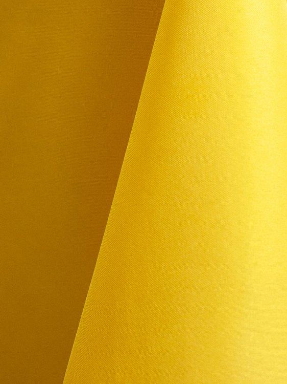 Neon Yellow 90 Round Polyester Linen