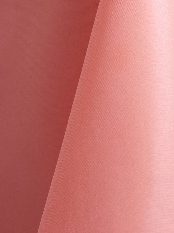 Pink 120 Round Polyester Linen