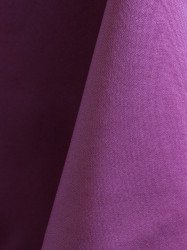 Plum 90x156 Skirtless Banquet Polyester Linen
