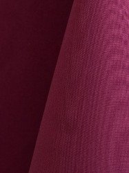 Raspberry 90 Round Polyester Linen
