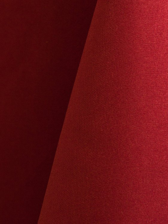 Red 108x156 Skirtless Banquet Polyester Linen