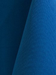 Royal Blue 90 Round Polyester Linen