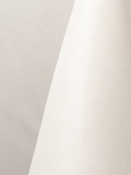 White 108 Round Polyester Linen