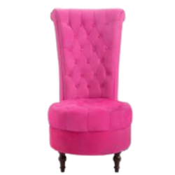 Pink Hi Back Chair Pink Hi Back Chair