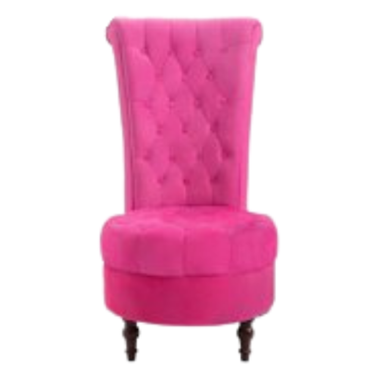 Pink Hi Back Chair