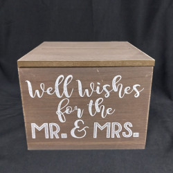 Well Wishes for the Mr. and Mrs. Box Well Wishes for the Mr. and Mrs. Box