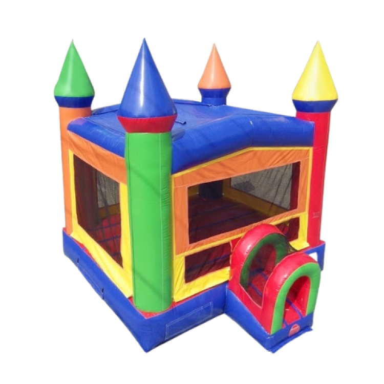 Multicolor Castle Bounce House Multicolor Castle Bounce House