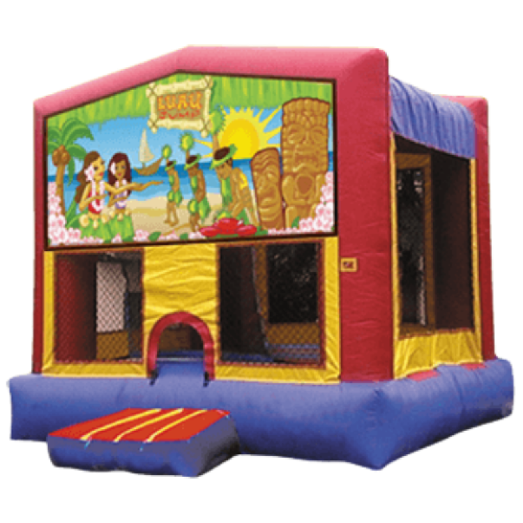 Hawaiian Tiki Luau Bounce House Hawaiian Tiki Luau Bounce House