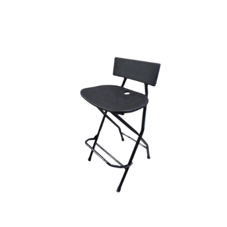 Bar Height Black Folding Chair Bar Height Black Folding Chair