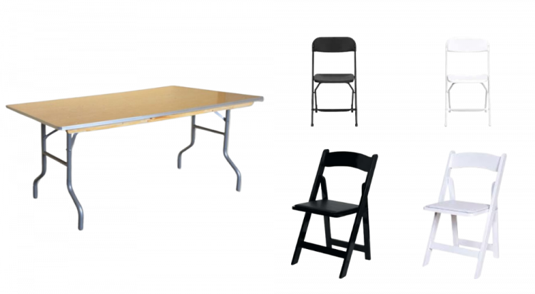 6 ft Table Seating Packages