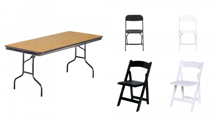8 ft Table Seating Packages