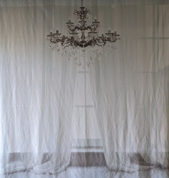 Chandelier with Window Curtain Backdrop Chandelier with Window Curtain Backdrop