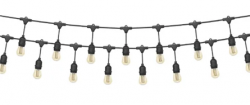 Black Bistro Perimeter Lighting