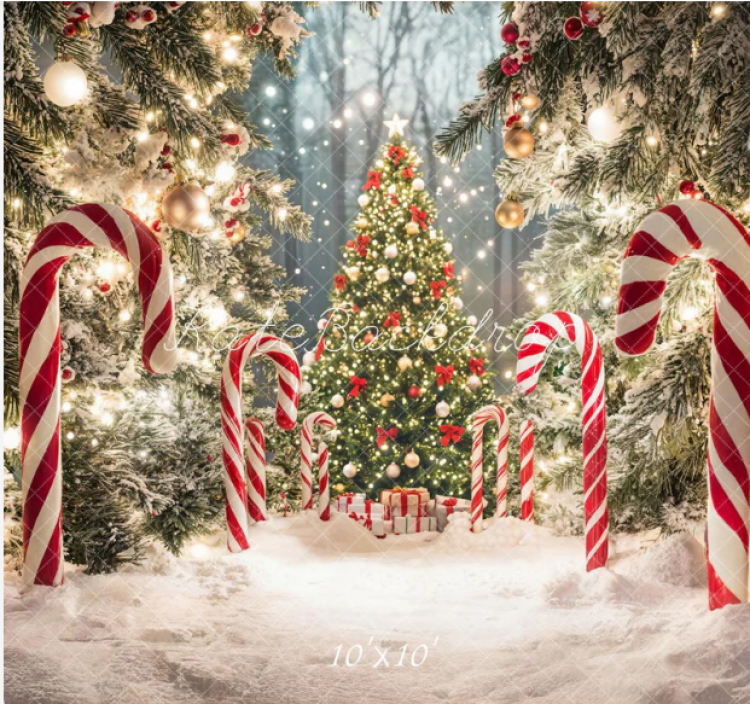 Peppermint Sticks Backdrop Peppermint Sticks Backdrop