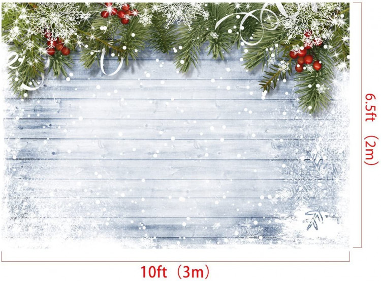 Christmas Holly with White Wood Backdrop Christmas Holly with White Wood Backdrop