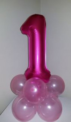 l number 1 mini centerpiece 1707529524 14 or 16 in Mylar Balloon Letter or Number