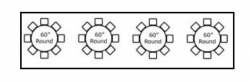 10x40 Tent w/ Seating Options 10x40 Tent w/ Seating Options