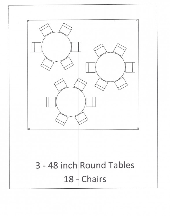 15x15 Tent w/ Seating Options 15x15 Tent w/ Seating Options