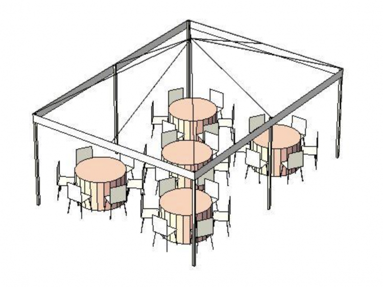 15x20 Tent w/ Seating Options 15x20 Tent w/ Seating Options