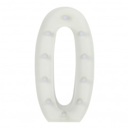 Number 0 Lighted Marquee