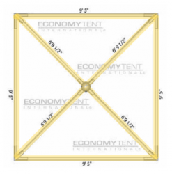 Color Changing Bistro Full Lighting for 10x10 Tent