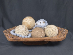 Wood Décor Tray  - Ornate