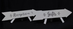 Gifts/Reception Wood Arrow