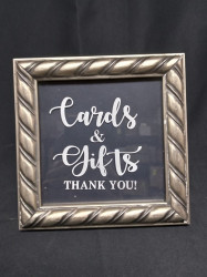 Cards & Gifts Thank You Sign