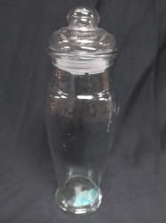 Tall Glass Candy Jar