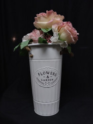 Flowers & Garden White Flower Bucket