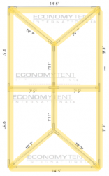 Color Changing Bistro Full Lighting for 15x20 Tent